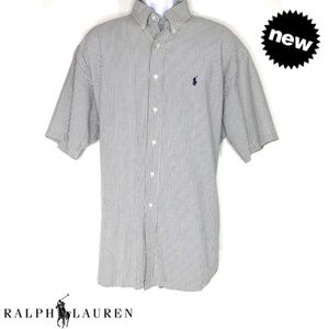 RALPH LAUREN Stripes Short Sleeve Polo XL